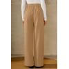 image:imageArachampCloz Womens WrinkleFree Pleated High Waisted Business Casual Wide Leg Dress Pants 2026Camel