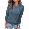 image:imageArachampCloz Womens Soft Knit Sweater Fall Dressy Casual Pullover TopsAnebulas Blue