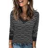 Striped Black White