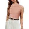 image:imageArachampCloz Womens Wool Blend Sweater Soft Turtleneck AllSeason Casual Tank 2026Pale Pink