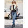 image:imageArachampCloz Womens Plus Size Wool Blend Sweater Fall Long Sleeve Tops 2025Black