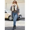 image:imageArachampCloz Womens Plus Size Wool Blend Sweater Fall Long Sleeve Tops 2025Coffee