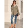 image:imageArachampCloz Womens Wool Blend Oversized V Neck Casual Sweaters 2025Camel