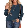 image:imageArachampCloz Womens Plus Size Wool Blend Sweater Fall Long Sleeve Tops 2025Dark Blue