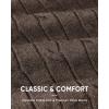 image:imageArachampCloz Womens Wool Blend Knit Spring Summer Business Casual Lightweight Short Sleeve Sweater Pullover 2026Cable Knitcoffee