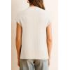 image:imageArachampCloz Womens Cotton Blend Cap Sleeve Side Slit Sweater Vest Fall Casual Tops 2025Offwhite