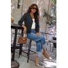 image:imageArachampCloz Womens Soft Cropped Cardigan Casual Lightweight Shrug Sweater TopsBlack