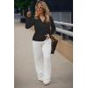 image:imageArachampCloz Womens Soft Cropped Cardigan Casual Lightweight Shrug Sweater TopsBlack