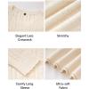 image:imageArachampCloz Womens Spring Summer Scalloped Short Sleeve Tops Textured ShirtsBivory Apricot
