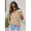 image:imageArachampCloz Womens Wool Blend Spring Summer Lightweight Business Casual Sweater Tops 2026Apricot02