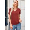 image:imageArachampCloz Womens Wool Blend Spring Summer Lightweight Business Casual Sweater Tops 2026Brick Red