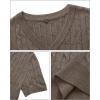image:imageArachampCloz Womens Wool Blend Spring Summer Lightweight Business Casual Sweater Tops 2026Cablecoffee
