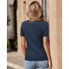 image:imageArachampCloz Womens Wool Blend Spring Summer Lightweight Business Casual Sweater Tops 2026Cabledusty Blue