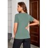image:imageArachampCloz Womens Wool Blend Spring Summer Lightweight Business Casual Sweater Tops 2026Grey Green