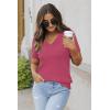 image:imageArachampCloz Womens Wool Blend Spring Summer Lightweight Business Casual Sweater Tops 2026Rose