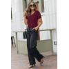 image:imageArachampCloz Womens Wool Blend Spring Summer Lightweight Business Casual Sweater Tops 2026Wine