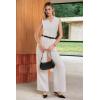 image:imageArachampCloz Womens 100 Cotton Button Down Summer Business Casual Slim Fitted Tank Tops 2026Beige