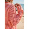 image:imageArachampCloz Womens Linen Blend Beach Vacation Cover Up Summer Casual Oversized Off Shoulder Tops 2026Coral Pink