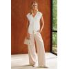image:imageArachampCloz Womens Wool Blend V Neck Button Down Summer Business Casual Sweater Vests 2026Offwhite