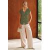 image:imageArachampCloz Womens Wool Blend V Neck Button Down Summer Business Casual Sweater Vests 2026Olive Green