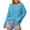 Blue Light Green Stripe