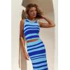 image:imageArachampCloz Womens Non See Through 2 Piece Sets Tank Top and Midi Skirt Knit OutfitsBlue