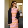image:imageArachampCloz Womens Non See Through 2 Piece Sets Tank Top and Midi Skirt Knit OutfitsPinkorange