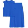 image:imageArachampCloz Womens Non See Through 2 Piece Sets Tank Top and Midi Skirt Knit OutfitsRoyal Blue