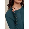 image:imageArachampCloz Womens Wool Blend Sweater 2 Piece Sets Business Lounge Long Sleeve Top Midi Dress OutfitsBluish Green