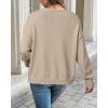 image:imageArachampCloz Womens Cozy Cotton Tie Front Fall Trendy Bow Cardigan Sweaters 2025Apricot