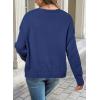 image:imageArachampCloz Womens Cozy Cotton Tie Front Fall Trendy Bow Cardigan Sweaters 2025Dark Blue
