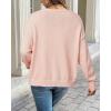 image:imageArachampCloz Womens Cozy Cotton Tie Front Fall Trendy Bow Cardigan Sweaters 2025Light Pink