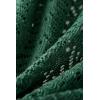 image:imageArachampCloz Womens Crochet Swim Cover Up Linen Blend Open Front Beach Oversized Outfits 2026Dark Green