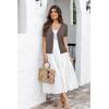 image:imageArachampCloz Womens Wool Blend Business Casual Cardigan Sweaters TopsCoffee