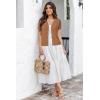 image:imageArachampCloz Womens Wool Blend Business Casual Cardigan Sweaters TopsMocha Mousse