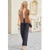 image:imageArachampCloz Womens Wool Blend Business Casual Cardigan Sweaters TopsMocha Mousse
