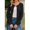 image:imageArachampCloz Womens Wool Blend Button Up Spring Business Cardigan Tops Outfits 2026Black