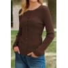 image:imageArachampCloz Womens Wool Blend Button Up Spring Business Cardigan Tops Outfits 2026Coffee