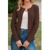image:imageArachampCloz Womens Wool Blend Button Up Spring Business Cardigan Tops Outfits 2026Coffee