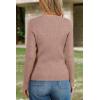 image:imageArachampCloz Womens Wool Blend Button Up Spring Business Cardigan Tops Outfits 2026Oatmeal Dusty Pink