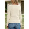 image:imageArachampCloz Womens Wool Blend Button Up Spring Business Cardigan Tops Outfits 2026White