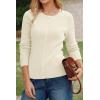 image:imageArachampCloz Womens Wool Blend Button Up Spring Business Cardigan Tops Outfits 2026White