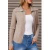 image:imageArachampCloz Womens Wool Blend Fashion Zip Up Cardigan Sweater OutfitCoffee