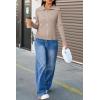 image:imageArachampCloz Womens Wool Blend Fashion Zip Up Cardigan Sweater OutfitCoffee