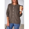 image:imageArachampCloz Womens Wool Blend Oversized Cardigan Sweaters Button Down Casual ClothingCoffee