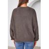image:imageArachampCloz Womens Wool Blend Oversized Cardigan Sweaters Button Down Casual ClothingCoffee