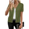 image:imageArachampCloz Womens Wool Blend Business Casual Cardigan Sweaters TopsGrass Army Green