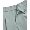 image:imageArachampCloz Womens Linen Blend High Waist Business Casual Wide Leg Shorts 2026Gray Green