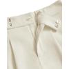 image:imageArachampCloz Womens Linen Blend High Waist Business Casual Wide Leg Shorts 2026White