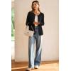 image:imageArachampCloz Womens Wool Blend Lightweight Spring Business Casual Cardigan Sweaters TopsBlack